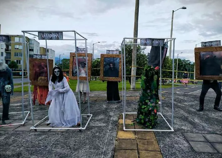 Escena ambientada dentro del Museo del Terror Llanero